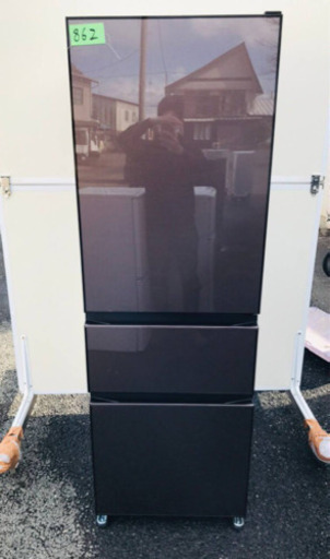 ②‼️365L‼️✨2019年製✨862番 三菱✨ノンフロン冷凍冷蔵庫✨MR-CG37E-T‼️