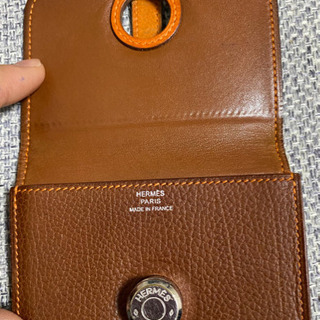 エルメス ドゴン カードケース シルバー金具 名刺入れ　HERMES 男女兼用の画像