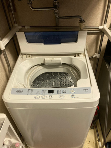 至急！！洗濯機　6kg 今日取りに来てくれる方　1,000円お支払いします！！
