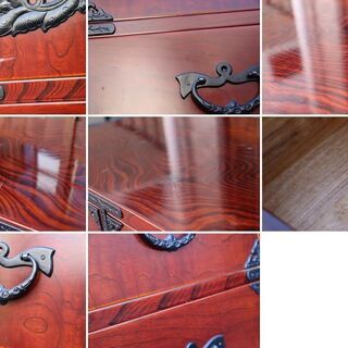 岩手の伝統工芸家具、岩谷堂箪笥 欅材を使用した漆塗り5