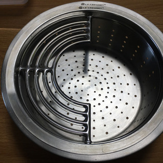 ル・クルーゼ用蒸し器・天ぷらラックの画像