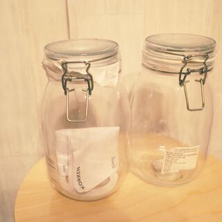 保存瓶／保存容器／イケア／IKEA／KORKEN／コルケン
