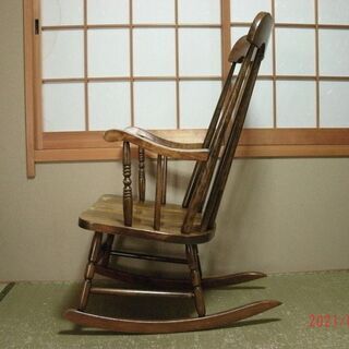 【送料込！9/7まで出品】ロッキングチェア 飛騨の家具 ヒダダイネット ロッキングチェア 飛騨の家具 ヒダ・ダイネット