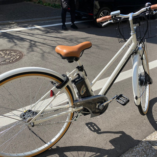 新品未使用電動自転車27インチホワイトPELTECH TDA-704L (ちい