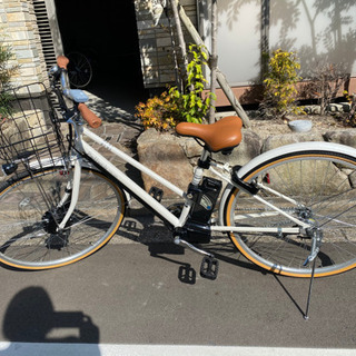 新品未使用電動自転車27インチホワイトPELTECH TDA-704L (ちい