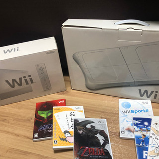 ★直渡し限定★Wii本体　Wiifit本体　ソフトのセット
