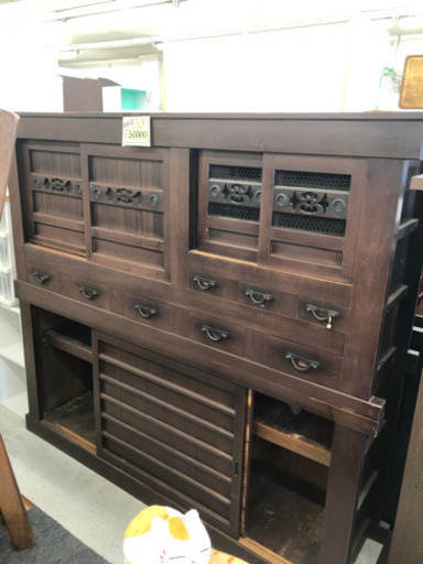 アンティーク　古水屋　古民家　木製　ヴィンテージ　お宝品（商談中）