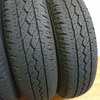 19年製 BSタイヤ145R12 6PR 軽バン/軽トラ用 スーパーマルチホイール付き 夏タイヤの画像