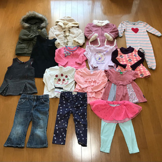【90cm】女の子服★ブランド多数★まとめ売り★14点
