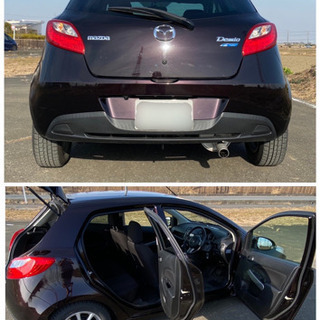 距離少なめ‼️ 車検2年付き‼️ マツダ　デミオ（後期）　スカイアクティブ‼️ コミコミ22万円‼️の画像