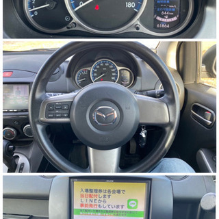 距離少なめ‼️ 車検2年付き‼️ マツダ　デミオ（後期）　スカイアクティブ‼️ コミコミ22万円‼️の画像