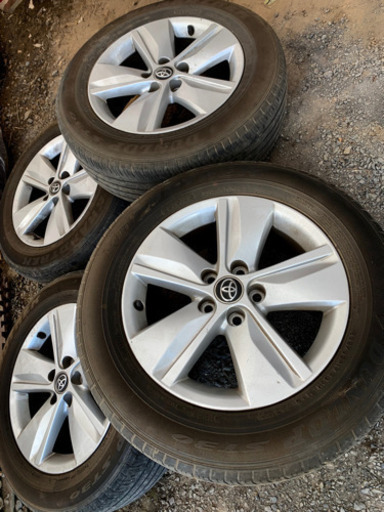 ハリアー　純正ホイール17インチ　4本　純正ナット付き