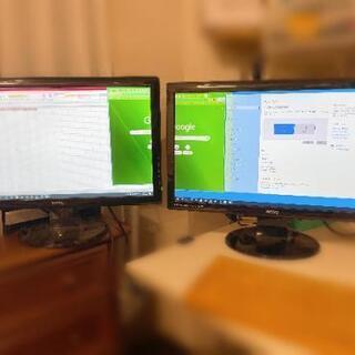 【交渉中】21.5インチのモニター2台　BenQ　GW2255HM