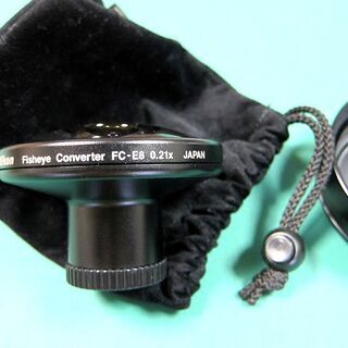 美品！Nikon 魚眼レンズ❶  FC-E8   0.21× 国内製造　コレクションにも  ディスカウントあり　転売可  価格交渉可の画像