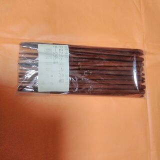 天削先角箸チーク先黒　HS-445-1  未使用10膳の画像