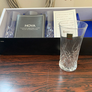 有名ブランドHOYAのクリスタルグラス　新品未使用
