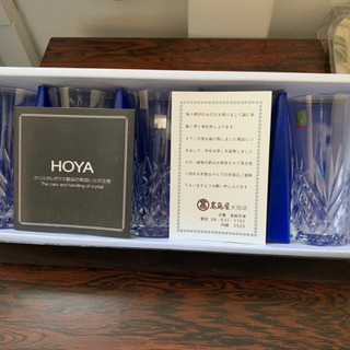 有名ブランドHOYAのクリスタルグラス　新品未使用の画像