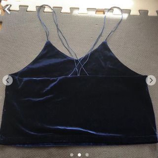 ベロア　キャミソールの画像