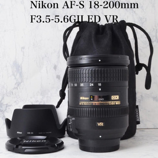 極上○手ブレ補正○純正高倍率○ニコン AF-S 18-200mm VRII 1ヶ月動作
