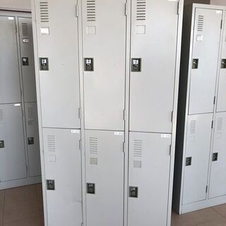 中古 6人用 スチール ロッカー 