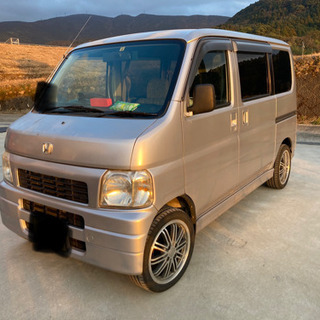 商談中！ホンダ　バモス　4AT フルタイム4WD 車検残り長いです。作業車、セカンドカーにどうぞ。の画像