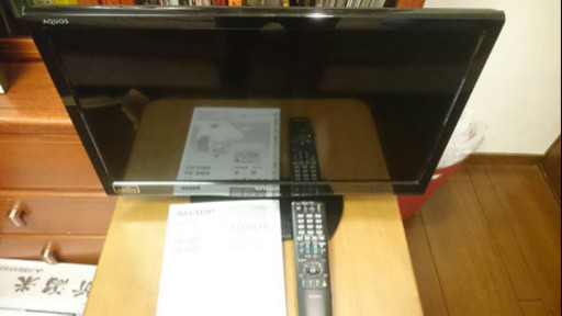 シャープ液晶テレビ22型。比較的きれい