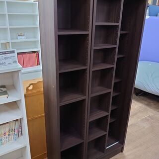 【店舗同時販売中】ニトリ　スライド本棚　エヴィータ　シングル90【店頭ご来店購入限定】の画像