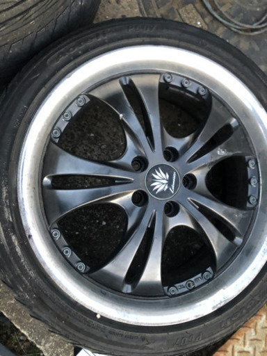 17インチホイール、タイヤ付き　7j