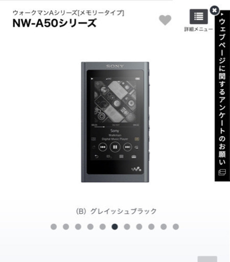 お話中！Sony WALKMAN ウォークマン NW-A55
