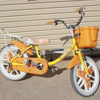 ブリジストン 16インチ　子供用自転車　ピンク色　中古　引取り可...