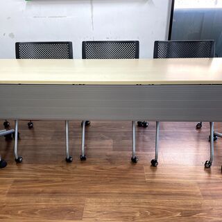 【2.4万円→タダ！】OKAMURA製　会議用折りたたみテーブル　NESTIA＜ネスティア＞4台、無料で差し上げますの画像