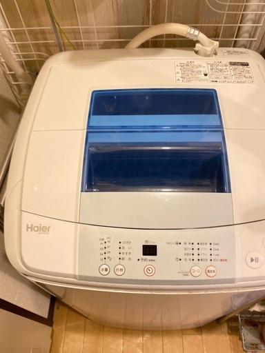 ハイアールの洗濯機　5.0kg お譲りします