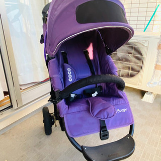 ☆半額セール☆ベビーカー　エアバギー　ここブレーキ　☆中古美品☆の画像