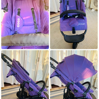 ☆半額セール☆ベビーカー　エアバギー　ここブレーキ　☆中古美品☆の画像