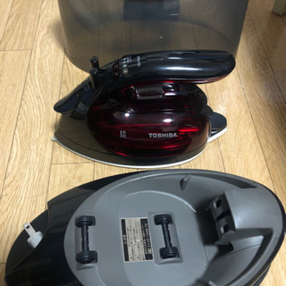 TOSHIBAアイロン コンパクト 美(ミ)ラクルLa・Coo TA-FV430(K) ブラック　取引完了の画像