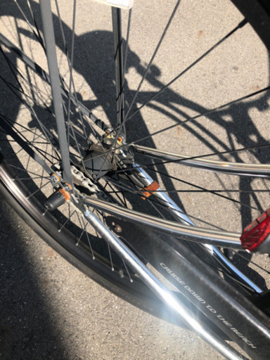 ビーチクルーザー　レインボー　自転車　