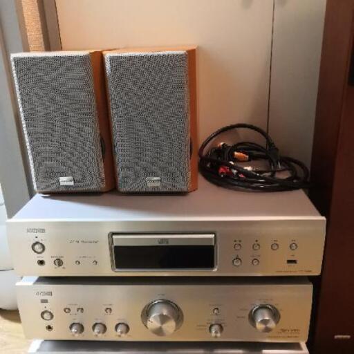 【DENON】CDプレーヤー\u0026プリメインアンプ　DCD-755SE　PMA-390SE　※ジャンク品