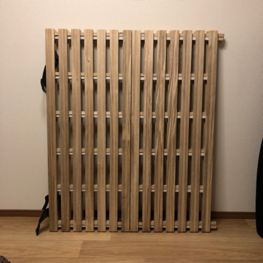 セミダブルサイズ 折り畳みスノコベッド