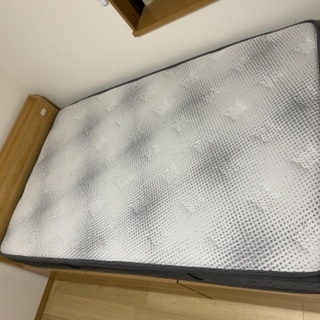 【タイムセール】【超美品】【総額約半額】ニトリ ベッド マットレス セット（セミダブル）の画像
