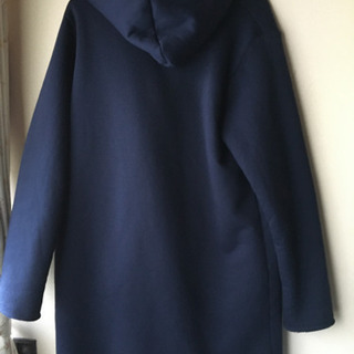 コート　裏ボア　ネイビーの画像