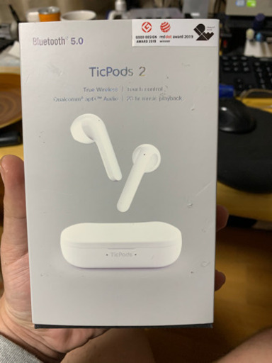 （値下げ）ticpods blue tooth earphone （白）
