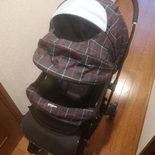 美品　ピジョンベビーカー　ランフィ