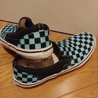 VANS　バンズ　ヴァンズチェッカースリッポン　サイズ10 レアの画像