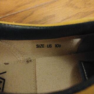 VANS　バンズ　ヴァンズエラ　紺/黄　スニーカーの画像