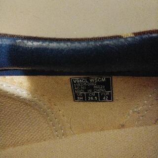 VANS　バンズ　ヴァンズスリッポン　青/カモフラの画像