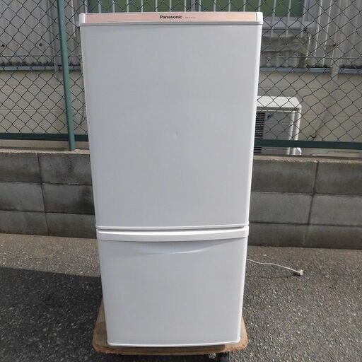 JMR0162)Panasonic/パナソニック株式会社 2ドア ノンフロン冷凍冷蔵庫 NR-B147W(W) 2015年製 138L 中古品・動作OK♪【取りに来られる方限定】