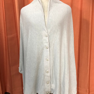 お話中　リバーシブル　ストール