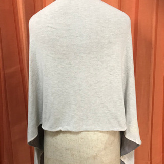 お話中　リバーシブル　ストールの画像