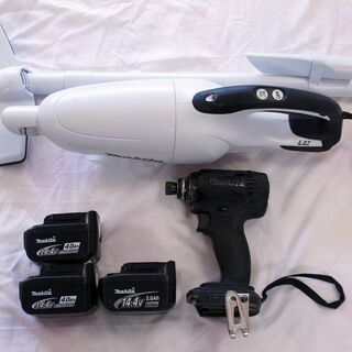 マキタ　14.4V　インパクトドライバ　掃除機セット