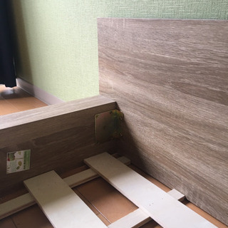 【セミダブル　ベッドフレーム】ロースタイルでつくる、くつろぎ空間の画像